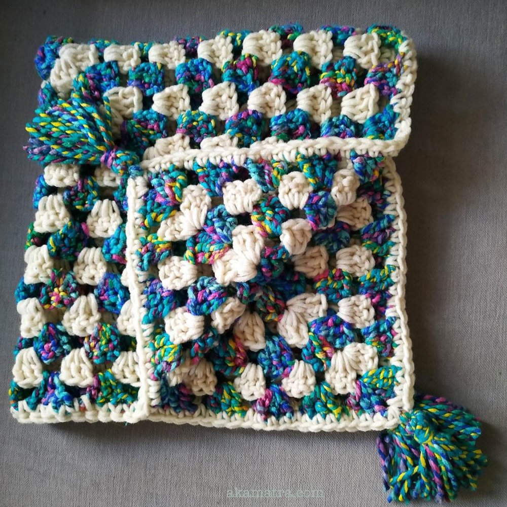 blue skies baby blanket crochet pattern 1