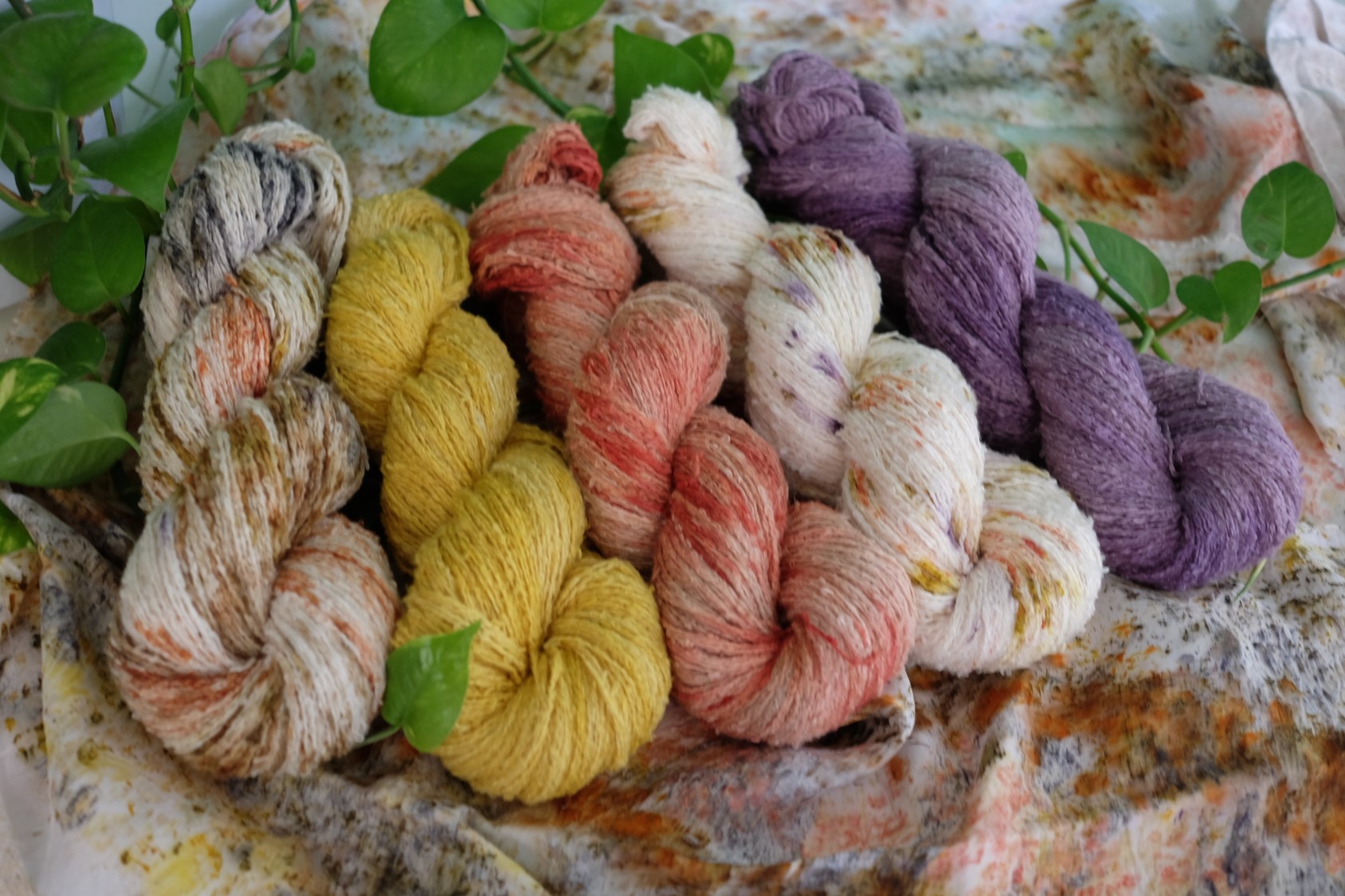 vegan boucle yarn