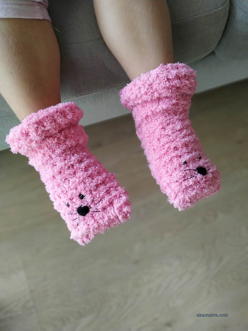 animal kids slippers knitting pattern