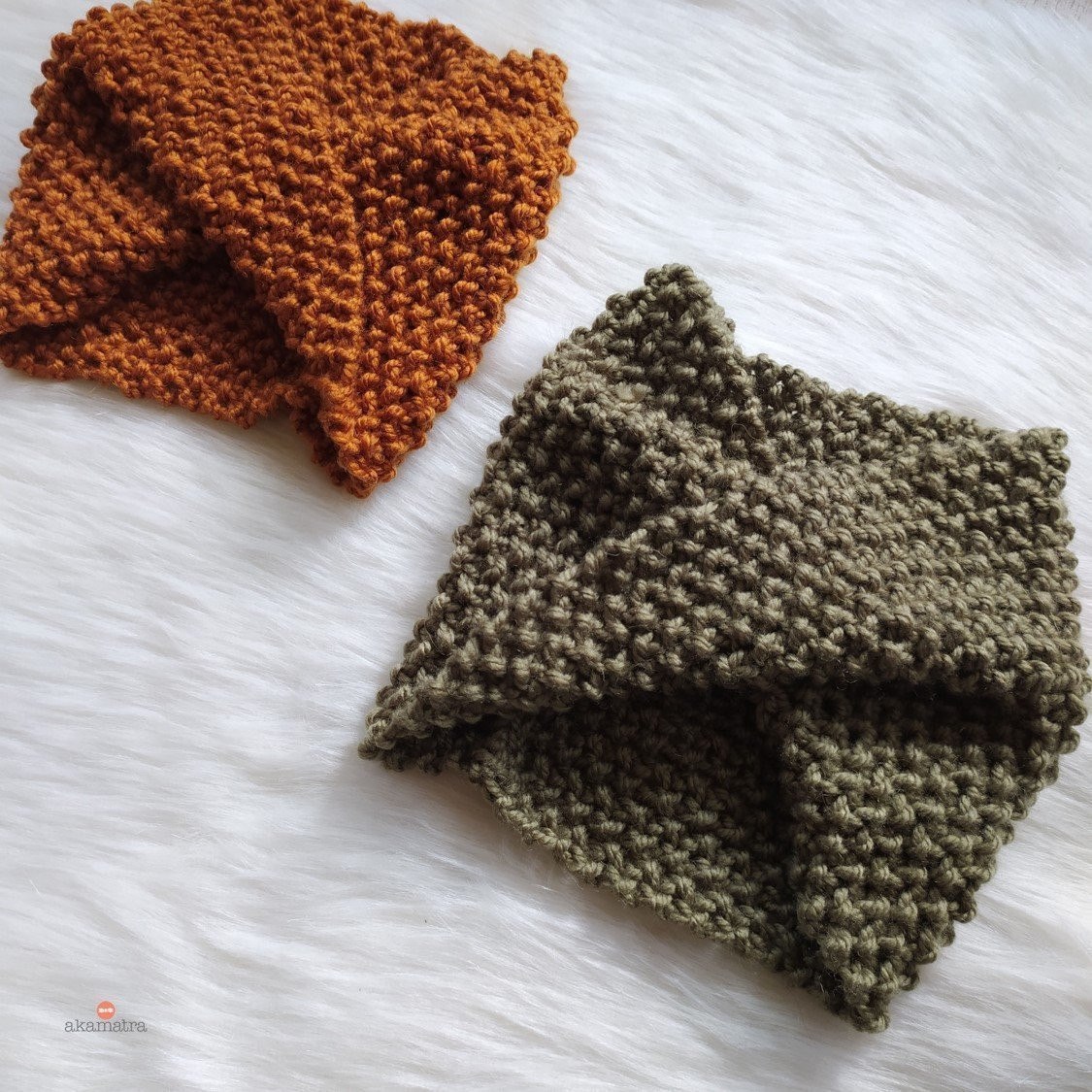 pinwheel earwarmer knitting pattern 1
