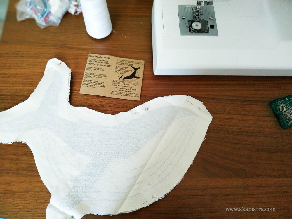 how to make a whale plushie
