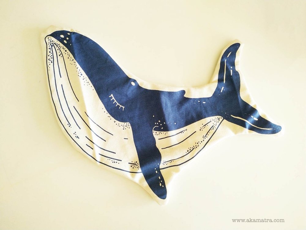 sew a whale soft toy