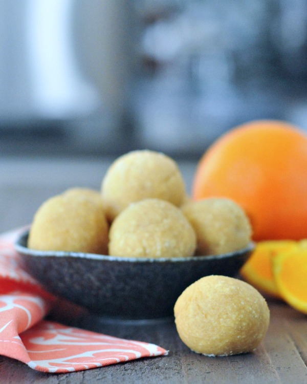 Orange Creamsicle Protein Balls vegan spabettie