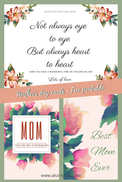 Mother's day cards - Free printable