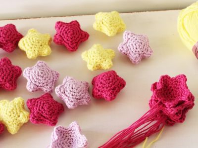 Crochet amigurumi little stars - Free pattern