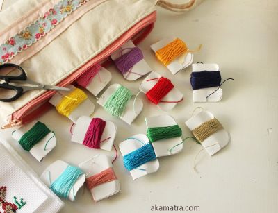 DIY embroidery travel kit