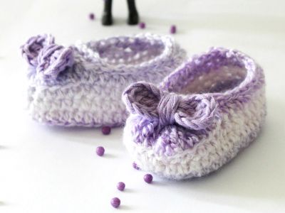 Baby shoes crochet pattern