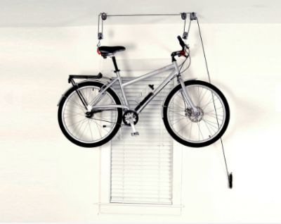 space saving device mounted bike rack