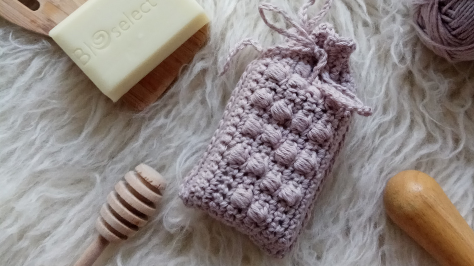 crochet soap saver bag